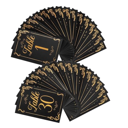 SOPOTUTU 31 Stück Hochzeitstischetiketten Kartennummern Sitzplätze Kartenvorrat Tischnummern für Hochzeit Sitzkarten für Hochzeit Tischnummern Hochzeit Inhaber der Tischnummer Papier Black SOPOTUTU 31 Stück Hochzeitstischetiketten Kartennummern Sitzplätze Kartenvorrat Tischnummern für Hochzeit Sitzkarten für Hochzeit Tischnummern Hochzeit Inhaber der Tischnummer Papier Black von SOPOTUTU