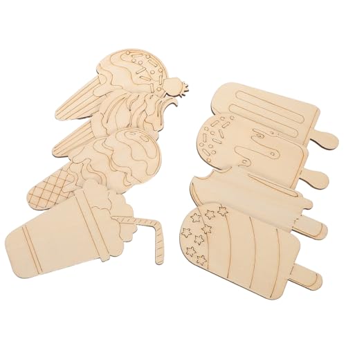 SOPOTUTU 32 Stück Teiliges Eiscreme Holz Unbemalte Holzfiguren DIY Malspaß Sommerbastelspaß für Kreative Holzmalerei für Familienaktivitäten und Partys SOPOTUTU 32 Stück Teiliges Eiscreme Holz Unbemalte Holzfiguren DIY Malspaß Sommerbastelspaß für Kreative Holzmalerei für Familienaktivitäten und Partys von SOPOTUTU
