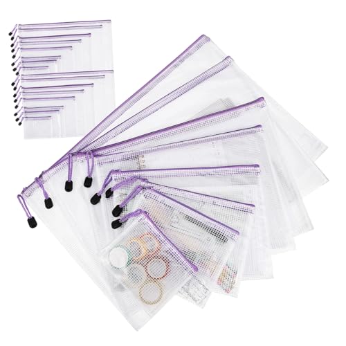 SOPOTUTU 32 Stück Transparente Mesh Zipper Beutel Teiliges mit Verschiedenen Leichte Tragbare Dokumententaschen für Büro Schule und Organisation Klare Sicht und Einfacher Zugriff SOPOTUTU 32 Stück Transparente Mesh Zipper Beutel Teiliges mit Verschiedenen Leichte Tragbare Dokumententaschen für Büro Schule und Organisation Klare Sicht und Einfacher Zugriff von SOPOTUTU