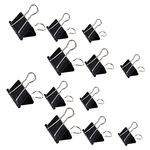 SOPOTUTU 36 Stück Teiliges Metall Binder Clips in Schwarz Starke Klammern für Zeichentafelbefestigung Vielseitige Büroklammern für Schüler Lehrer und Dokumentenorganisation SOPOTUTU 36 Stück Teiliges Metall Binder Clips in Schwarz Starke Klammern für Zeichentafelbefestigung Vielseitige Büroklammern für Schüler Lehrer und Dokumentenorganisation von SOPOTUTU