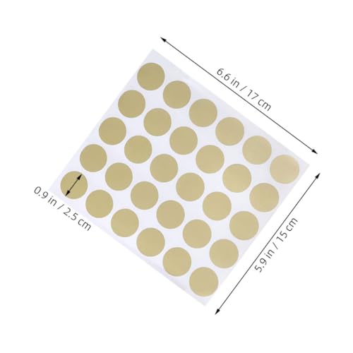 SOPOTUTU 360 Stück Kratzeraufkleber Runder Kreisaufkleber Belohnungsprogrammetiketten Selbstklebende Etiketten Aufkleber Aufdecken Von Kratzern Enthüllen Aufkleber Golden Papier SOPOTUTU 360 Stück Kratzeraufkleber Runder Kreisaufkleber Belohnungsprogrammetiketten Selbstklebende Etiketten Aufkleber Aufdecken Von Kratzern Enthüllen Aufkleber Golden Papier von SOPOTUTU
