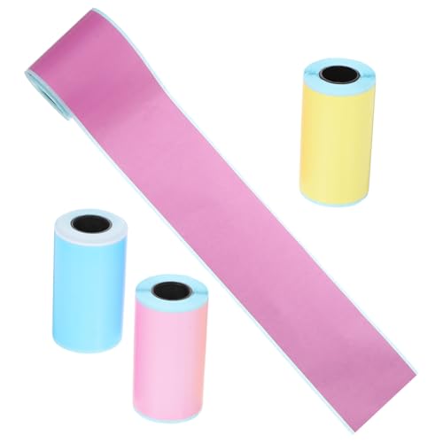 SOPOTUTU 4 Rollen Farbige Selbstklebende Etiketten für Mini Drucker Klare Codes Rechteckige Aufkleber zum Markieren Organisieren und Beschriften von Dokumenten Verpackungen Ablagen SOPOTUTU 4 Rollen Farbige Selbstklebende Etiketten für Mini Drucker Klare Codes Rechteckige Aufkleber zum Markieren Organisieren und Beschriften von Dokumenten Verpackungen Ablagen von SOPOTUTU