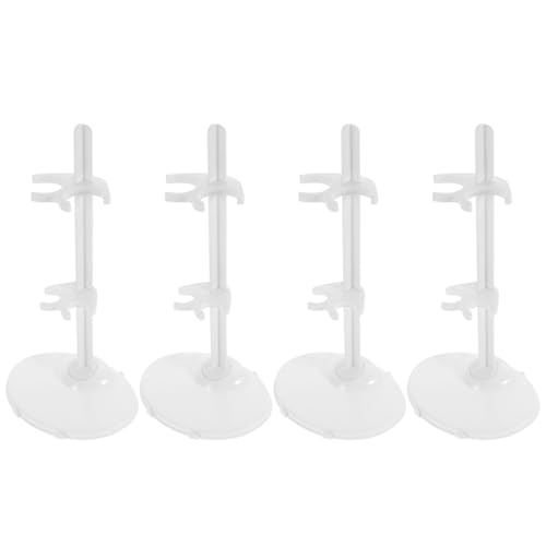 SOPOTUTU 4 Sätze Puppenständer aus Leichtem Material mit Stabilem Sockel Verstellbare Halterung für Puppenfiguren für Display und Ordentliche Aufbewahrung von Dolls SOPOTUTU 4 Sätze Puppenständer aus Leichtem Material mit Stabilem Sockel Verstellbare Halterung für Puppenfiguren für Display und Ordentliche Aufbewahrung von Dolls von SOPOTUTU