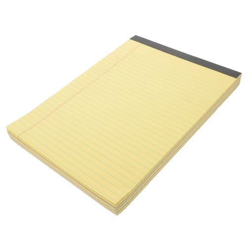 SOPOTUTU 4 Stück Gelber Liniert Notizblock Abreißbares Schreibpapier Glattes Schreiben Leichtes Notizbuch für Büro Schule Zuhause Praktisches To Do Listen Notizheft SOPOTUTU 4 Stück Gelber Liniert Notizblock Abreißbares Schreibpapier Glattes Schreiben Leichtes Notizbuch für Büro Schule Zuhause Praktisches To Do Listen Notizheft von SOPOTUTU