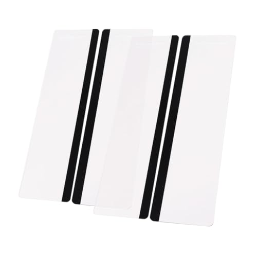 SOPOTUTU 4 Stück Monitor Memo Board für Computer Transparente Notizhalter für Büro und Zuhause Einfache Installation Platzsparendes Design Vielseitige Verwendung für Notizen und von SOPOTUTU