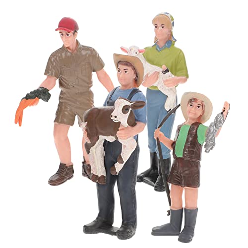 SOPOTUTU 4 Stück Teiliges Bauernhof Figuren Realistische Statische Simulation Miniatur Farmer Modelle für Kuchendekoration Wohnraum Deko und Sandtisch Landschaftgestaltung SOPOTUTU 4 Stück Teiliges Bauernhof Figuren Realistische Statische Simulation Miniatur Farmer Modelle für Kuchendekoration Wohnraum Deko und Sandtisch Landschaftgestaltung von SOPOTUTU