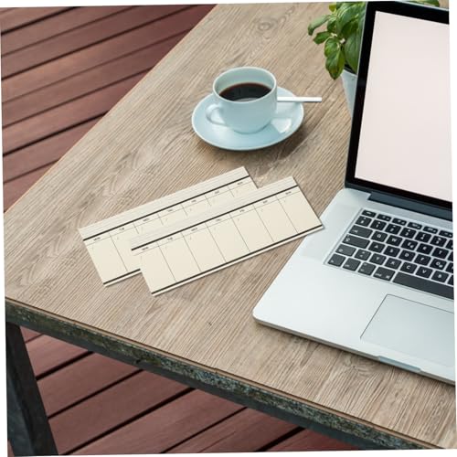 SOPOTUTU 4 Stück Wochenplaner Notizblock mit Dickem Praktische Wochenplan memo pads für Büro Schule und Alltag zur Zeit Ausgabenplanung SOPOTUTU 4 Stück Wochenplaner Notizblock mit Dickem Praktische Wochenplan memo pads für Büro Schule und Alltag zur Zeit Ausgabenplanung von SOPOTUTU