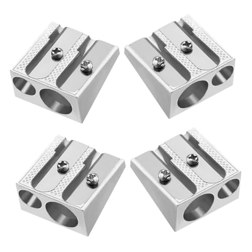 SOPOTUTU 4 Teiliger Bleistiftspitzer Manueller Für Buntstifte Klassenzimmerspitzer Handspitzer Skizzenstiftspitzer Bleistiftspitzer Bleistiftspitzer Aluminiumlegierung SOPOTUTU 4 Teiliger Bleistiftspitzer Manueller Für Buntstifte Klassenzimmerspitzer Handspitzer Skizzenstiftspitzer Bleistiftspitzer Bleistiftspitzer Aluminiumlegierung von SOPOTUTU