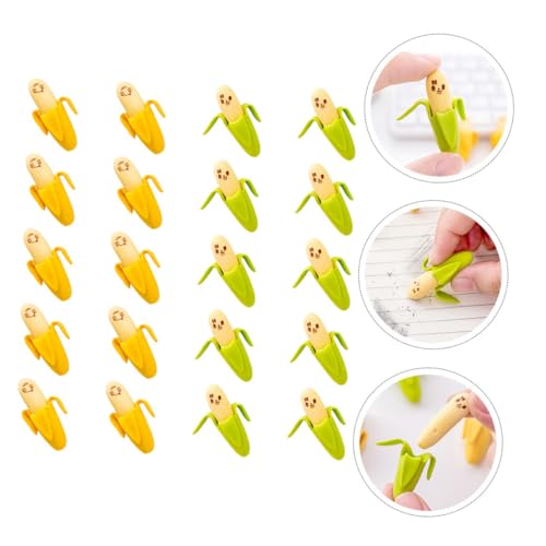 SOPOTUTU 40 Stück Bananen Radiergummis aus Sicherem Tpr Material Niedliche Schulradierer für Kreative Geschenkidee und Party Giveaways Praktische Kleine Radiergummis für Schüler und von SOPOTUTU