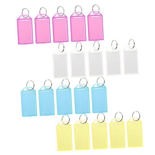 SOPOTUTU 40 Stück Farbenfrohe Schlüsselanhänger Praktische Gepäckanhänger Etiketten für Schlüssel Id Labels Luggage Tags für Reisen und Organisation SOPOTUTU 40 Stück Farbenfrohe Schlüsselanhänger Praktische Gepäckanhänger Etiketten für Schlüssel Id Labels Luggage Tags für Reisen und Organisation von SOPOTUTU