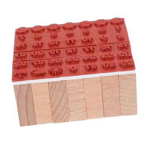 SOPOTUTU 42 Stück Teiliges Holzstempel für Scrapbooking Gummistempel mit Wochentagen und Wettermotiven Vintage Stil für Kreative Projekte und Diy Dekoration SOPOTUTU 42 Stück Teiliges Holzstempel für Scrapbooking Gummistempel mit Wochentagen und Wettermotiven Vintage Stil für Kreative Projekte und Diy Dekoration von SOPOTUTU