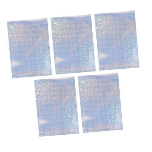 SOPOTUTU 5 Blätter Wasserdichtes Fotopapier Buntes Kratzfestes Pet druckerpapier für Fotos Ölbeständig Vielseitig für Büro Schule und Zuhause Geeignet von SOPOTUTU