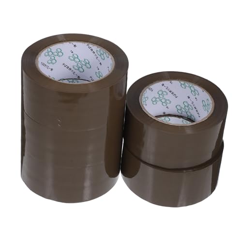 SOPOTUTU 5 Rollen Verpackungsklebeband Starkes Packband für Versand Umzug und Büro Braunes Klebeband mit Hoher Haftkraft Vielseitig Einsetzbar für Kartonversiegelung und Sichere SOPOTUTU 5 Rollen Verpackungsklebeband Starkes Packband für Versand Umzug und Büro Braunes Klebeband mit Hoher Haftkraft Vielseitig Einsetzbar für Kartonversiegelung und Sichere von SOPOTUTU