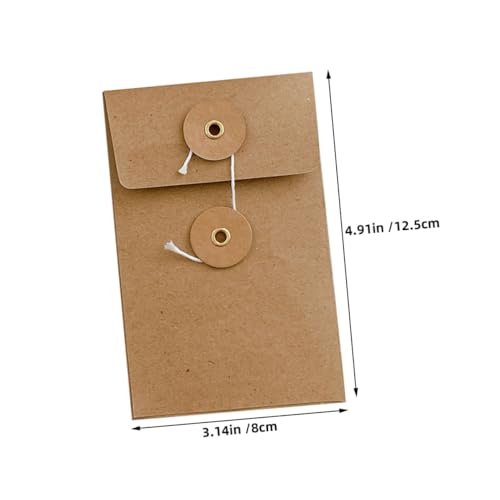 SOPOTUTU 5 Stück Datenspeichertasche Umschläge im Vintage-Stil Ordner für Aktenumschläge Quittungsumschlag quadratische Umschläge für Karten Postkartenumschläge Kraftpapier Braun SOPOTUTU 5 Stück Datenspeichertasche Umschläge im Vintage-Stil Ordner für Aktenumschläge Quittungsumschlag quadratische Umschläge für Karten Postkartenumschläge Kraftpapier Braun von SOPOTUTU