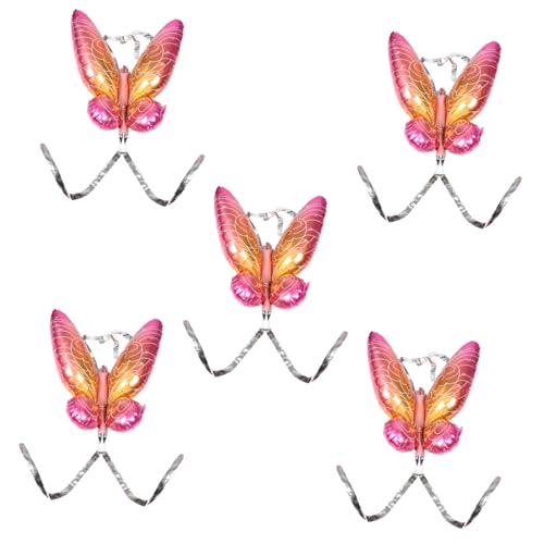 SOPOTUTU 5 Stück Flügel Ballon Zubehör für Partyballons feenhafte Luftballons Schmetterlingsfolienballons Ballongirlande Feierballons Kinderschmetterling Aluminiumfolie Rosa SOPOTUTU 5 Stück Flügel Ballon Zubehör für Partyballons feenhafte Luftballons Schmetterlingsfolienballons Ballongirlande Feierballons Kinderschmetterling Aluminiumfolie Rosa von SOPOTUTU