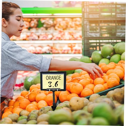 SOPOTUTU 5 Stück Kunststoff Preisschild Clips Drehbare Etikettenhalter für Supermarkt Werbeclip für Tischkarten Namensschild und Preisauszeichnung Leicht und Tragbar für Einzelhandel und SOPOTUTU 5 Stück Kunststoff Preisschild Clips Drehbare Etikettenhalter für Supermarkt Werbeclip für Tischkarten Namensschild und Preisauszeichnung Leicht und Tragbar für Einzelhandel und von SOPOTUTU