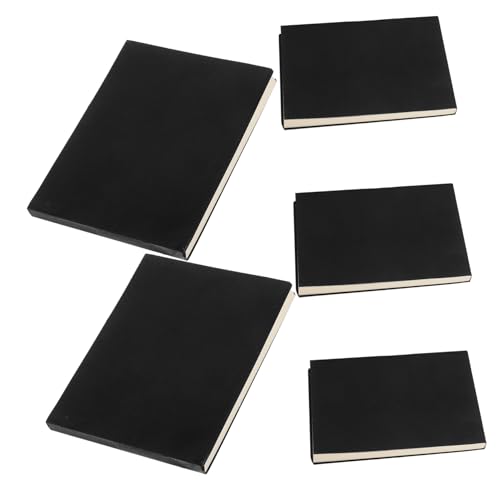 SOPOTUTU 5 Stück Leere Notizblöcke Mini Skizzenbücher für Notizen Zeichnungen und Planung Robustes Design Tragbar für Schule und Büro Schwarzes Kartonformat SOPOTUTU 5 Stück Leere Notizblöcke Mini Skizzenbücher für Notizen Zeichnungen und Planung Robustes Design Tragbar für Schule und Büro Schwarzes Kartonformat von SOPOTUTU