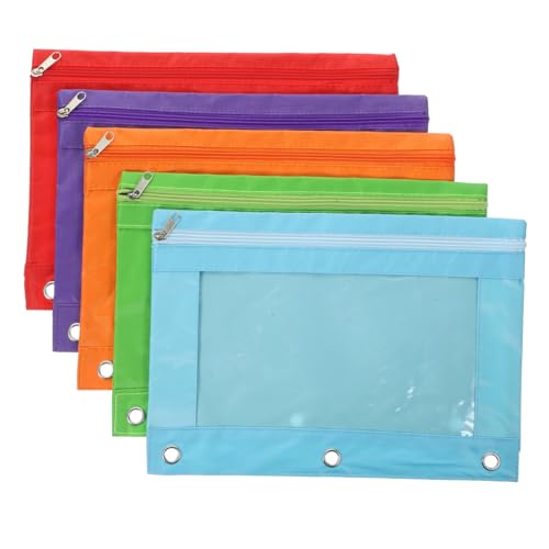 SOPOTUTU 5 Stück Teiliges Binder Pencil Pouches aus Robustem Oxfordstoff Große Kapazität für Stifte und Dokumente Kompatibel mit Ring Ordnern Leicht Tragbar für Büro Schule und Reise SOPOTUTU 5 Stück Teiliges Binder Pencil Pouches aus Robustem Oxfordstoff Große Kapazität für Stifte und Dokumente Kompatibel mit Ring Ordnern Leicht Tragbar für Büro Schule und Reise von SOPOTUTU