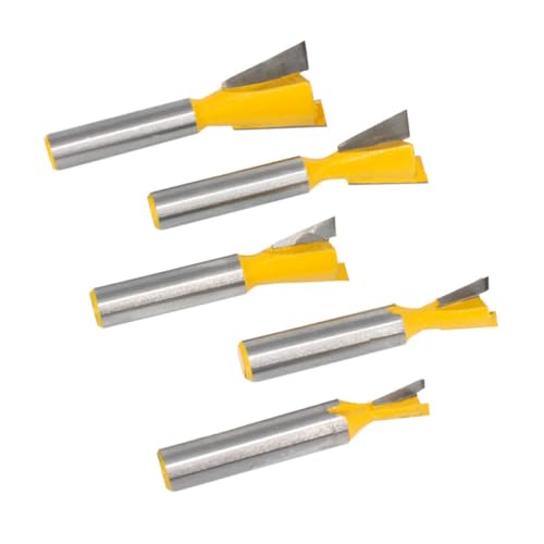 SOPOTUTU 5 Stück Teiliges Fräser Holztrimmer Hartmetallbeschichtung Hitzebeständig für MDF Sperrholz Präzise Holzbearbeitungshilfsmittel für Schreiner und Heimwerker SOPOTUTU 5 Stück Teiliges Fräser Holztrimmer Hartmetallbeschichtung Hitzebeständig für MDF Sperrholz Präzise Holzbearbeitungshilfsmittel für Schreiner und Heimwerker von SOPOTUTU