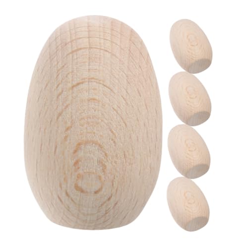SOPOTUTU 5 Stück Teiliges Holz Ostereier zum Bemalen Kleine DIY Bastelornamente aus Stabilem Holz Naturbelassene Mini dekoeier für Kreative Handmalerei und Frühlingsdeko SOPOTUTU 5 Stück Teiliges Holz Ostereier zum Bemalen Kleine DIY Bastelornamente aus Stabilem Holz Naturbelassene Mini dekoeier für Kreative Handmalerei und Frühlingsdeko von SOPOTUTU