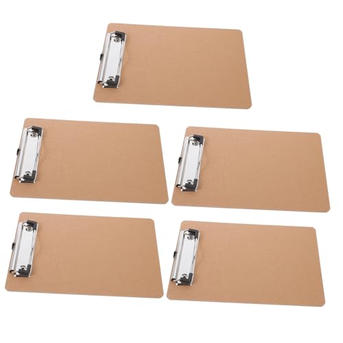 SOPOTUTU 5 Stück Teiliges Klemmbrett für Büro und Schule Tragbare Schreibunterlage Multifunktionale Schreibtafel für Notizen Dokumente und Memos für Lehrer und Büroangestellte SOPOTUTU 5 Stück Teiliges Klemmbrett für Büro und Schule Tragbare Schreibunterlage Multifunktionale Schreibtafel für Notizen Dokumente und Memos für Lehrer und Büroangestellte von SOPOTUTU