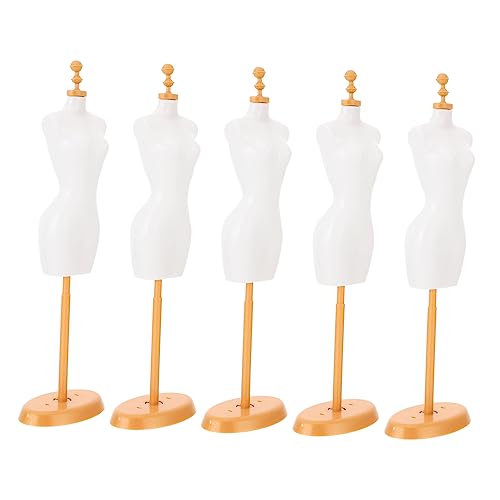 SOPOTUTU 5 Stück Teiliges Puppenständer für Kleiderdisplay Mannequin Modellstütze Robuste Langlebige Puppenmodelle für Kleidung Schmuck und Accessoires von SOPOTUTU