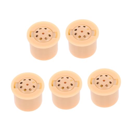 SOPOTUTU 5 Stück Teiliges Zylindrischer Kunststoff Schallgeber für Mini Sounder als Musikinstrument Zubehör Geeignet für Plüschtiere Musikboxen und Bastelbedarf von SOPOTUTU