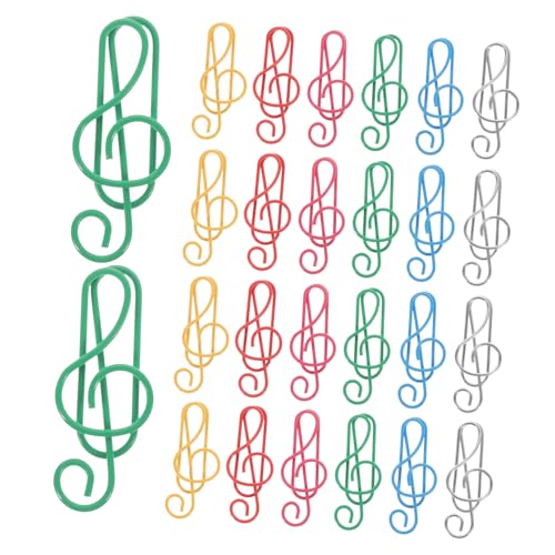 SOPOTUTU 50 Stück Farbige Musiknoten Büroklammern aus Robustem Kreative Dokumentenklammern für Büro Schule und Bastelpapier Vielseitige Markierclips für Akten und Notizbücher SOPOTUTU 50 Stück Farbige Musiknoten Büroklammern aus Robustem Kreative Dokumentenklammern für Büro Schule und Bastelpapier Vielseitige Markierclips für Akten und Notizbücher von SOPOTUTU
