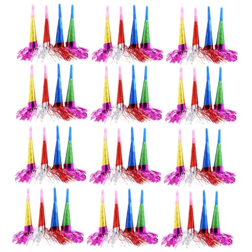 SOPOTUTU 50 Stück Papier Lautsprechergebläse „Happy Birthday“ Partyzubehör Hersteller Luftauslässe Hörner Krachmacher Luftauslässe Partygeschenke Fransen Krachmacher SOPOTUTU 50 Stück Papier Lautsprechergebläse „Happy Birthday“ Partyzubehör Hersteller Luftauslässe Hörner Krachmacher Luftauslässe Partygeschenke Fransen Krachmacher von SOPOTUTU