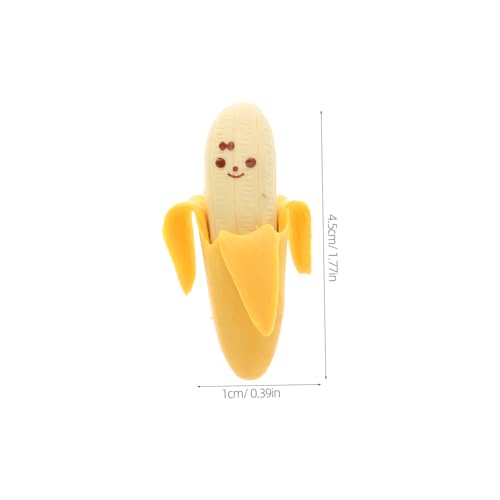SOPOTUTU 50 Stück Tragbare Bananen radiergummis Kleine Radiergummis für Schüler Büro Leicht und Handlich Multifunktional als Geschenk und Schreibwaren Geeignet SOPOTUTU 50 Stück Tragbare Bananen radiergummis Kleine Radiergummis für Schüler Büro Leicht und Handlich Multifunktional als Geschenk und Schreibwaren Geeignet von SOPOTUTU