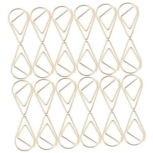 SOPOTUTU 50 Stück Wasserfallform Büroklammern aus Metall Mini Papierclips Gold für Dokumente Notizen und Kreative Bastelprojekte SOPOTUTU 50 Stück Wasserfallform Büroklammern aus Metall Mini Papierclips Gold für Dokumente Notizen und Kreative Bastelprojekte von SOPOTUTU