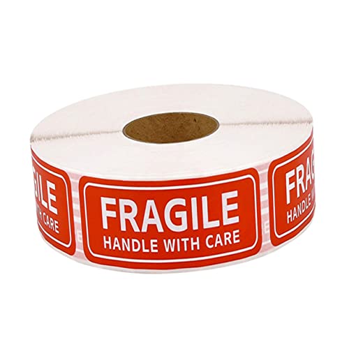 SOPOTUTU 500 Stück Fragile Aufkleber Selbstklebende Warnetiketten Handle With Care für Versand und Verpackung Geeignet für Kartons und SOPOTUTU 500 Stück Fragile Aufkleber Selbstklebende Warnetiketten Handle With Care für Versand und Verpackung Geeignet für Kartons und von SOPOTUTU