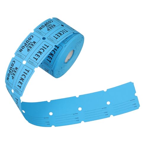 SOPOTUTU 500 Stück Lottoscheine Doppelte Tombola-tickets Tickets Etiketten Klassenprämienticket Eintrittskarte Los Partyzubehör Preise Tickets Himmelblau 170g Doppeloffsetpapier SOPOTUTU 500 Stück Lottoscheine Doppelte Tombola-tickets Tickets Etiketten Klassenprämienticket Eintrittskarte Los Partyzubehör Preise Tickets Himmelblau 170g Doppeloffsetpapier von SOPOTUTU