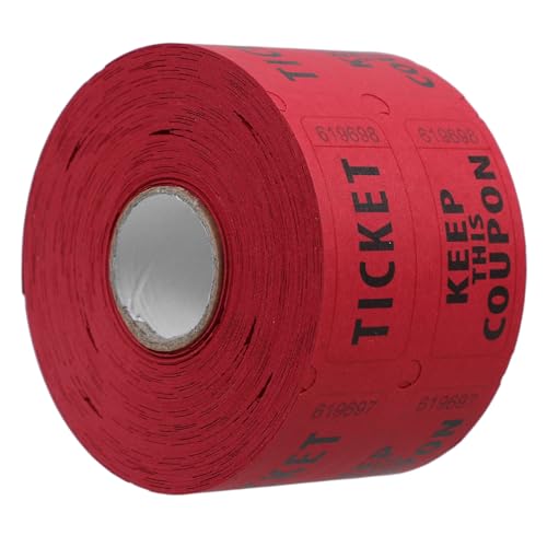 SOPOTUTU 500 Stück Raffle Tickets Doppelte Rolle für Veranstaltungen Partys und Feiertagsfeiern Nummerierte Lose mit Platz für Kontaktdaten Perforiert für Einfache Handhabung und SOPOTUTU 500 Stück Raffle Tickets Doppelte Rolle für Veranstaltungen Partys und Feiertagsfeiern Nummerierte Lose mit Platz für Kontaktdaten Perforiert für Einfache Handhabung und von SOPOTUTU