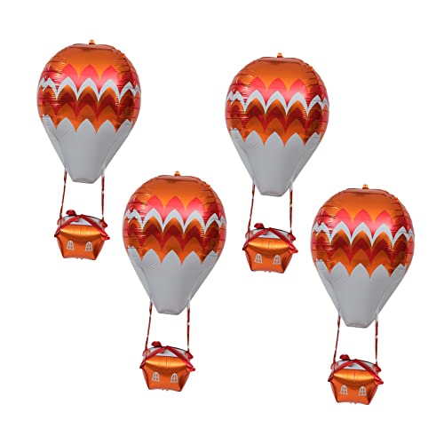 SOPOTUTU 5Stücke Heißluftballon Aluminium Folienballon Party Deko Für Babyparty Und Hochzeiten Langlebig Und Sicher Für Erwachsene Für Fotografie Und Feierlichkeiten von SOPOTUTU