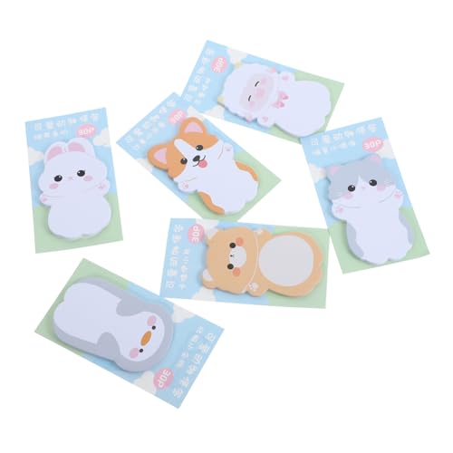 SOPOTUTU 6 Sätze Cartoon Haftnotizen Selbstklebend Memo Pads Kleine Notizblöcke für Schule Büro Zuhause Praktisch To Do Listen und Erinnerungen Schüler Marker Sticker SOPOTUTU 6 Sätze Cartoon Haftnotizen Selbstklebend Memo Pads Kleine Notizblöcke für Schule Büro Zuhause Praktisch To Do Listen und Erinnerungen Schüler Marker Sticker von SOPOTUTU