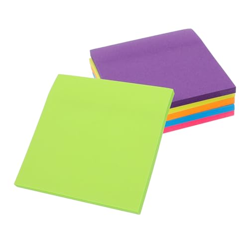 SOPOTUTU 6 Stück Fluoreszierende Haftnotizen Farben Kompakte Selbstklebende Notizzettel für Schule Büro Studenten Glatte Oberfläche Praktische Lernmaterialien Bunte Klebezettel SOPOTUTU 6 Stück Fluoreszierende Haftnotizen Farben Kompakte Selbstklebende Notizzettel für Schule Büro Studenten Glatte Oberfläche Praktische Lernmaterialien Bunte Klebezettel von SOPOTUTU