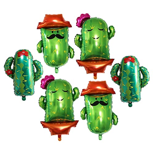 SOPOTUTU 6 Stück Große Kaktus Folienballons Dekoration für Geburtstagsfeiern Hochzeiten Babypartys und Sommerfeste Kaktus Mr Cactus und Cactus SOPOTUTU 6 Stück Große Kaktus Folienballons Dekoration für Geburtstagsfeiern Hochzeiten Babypartys und Sommerfeste Kaktus Mr Cactus und Cactus von SOPOTUTU