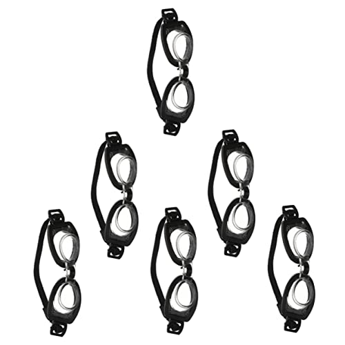 SOPOTUTU 6 Stück Mini Schwimmbrille für Puppen Stilvolle Brillen für Puppenverkleidung und Dekoration Accessoires für Fördert Kreatives und Eltern Interaktion von SOPOTUTU