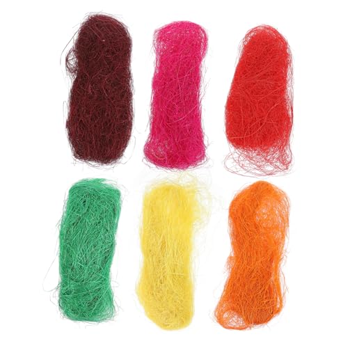 SOPOTUTU 6 Stück Natürliche Raffia Vogel Nest Füllmaterial für Ostern Diy Verpackungsmaterial für und Sicher für Haustiere Zufällige Farbe SOPOTUTU 6 Stück Natürliche Raffia Vogel Nest Füllmaterial für Ostern Diy Verpackungsmaterial für und Sicher für Haustiere Zufällige Farbe von SOPOTUTU