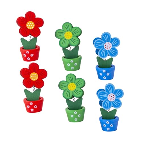 SOPOTUTU 6 Stück Teiliges Holz Notizhalter Blumentopf Design Memo Clip Stabile Fotoklammer für Büro und Zuhause Multifunktionaler Zettelhalter für Notizen und Karten Zufällige Farbe SOPOTUTU 6 Stück Teiliges Holz Notizhalter Blumentopf Design Memo Clip Stabile Fotoklammer für Büro und Zuhause Multifunktionaler Zettelhalter für Notizen und Karten Zufällige Farbe von SOPOTUTU