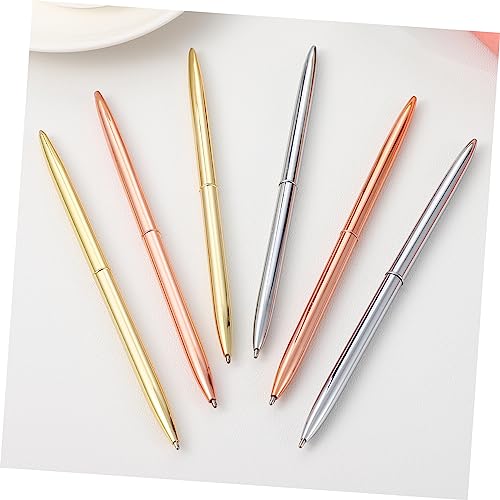 SOPOTUTU 6 Stück Teiliges Metall Kugelschreiber in Gold Roségold und Silber Leichte Elegante Schreibstifte für Büro und Schule Glattes Langlebige Kugelschreiber für Täglichen Gebrauch SOPOTUTU 6 Stück Teiliges Metall Kugelschreiber in Gold Roségold und Silber Leichte Elegante Schreibstifte für Büro und Schule Glattes Langlebige Kugelschreiber für Täglichen Gebrauch von SOPOTUTU