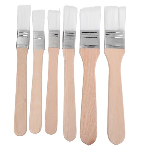 SOPOTUTU 6 Stück Teiliges Nylon-Pinsel Ausbessern von Farbe Dicke Borsten für Lackfarben Langlebige Künstlerpinsel mit Glattem Holzgriff für Präzise Farbretuschen und Malerarbeiten SOPOTUTU 6 Stück Teiliges Nylon-Pinsel Ausbessern von Farbe Dicke Borsten für Lackfarben Langlebige Künstlerpinsel mit Glattem Holzgriff für Präzise Farbretuschen und Malerarbeiten von SOPOTUTU