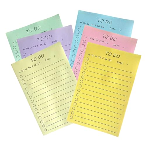 SOPOTUTU 6 Stück Teiliges Selbstklebende Haftnotizen mit Pastellfarben Abreißbare Notizzettel für Schule und Büro Kleine Praktische Memo Pads zum Markieren und Organisieren von Dokumenten SOPOTUTU 6 Stück Teiliges Selbstklebende Haftnotizen mit Pastellfarben Abreißbare Notizzettel für Schule und Büro Kleine Praktische Memo Pads zum Markieren und Organisieren von Dokumenten von SOPOTUTU