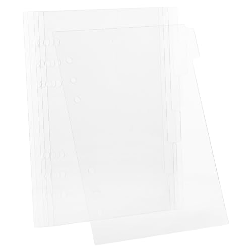 SOPOTUTU 6 Stück Teiliges Transparentes Acryl Notizbuch mit Abnehmbaren Einlagen Nachfüllbarem Ringbuch Ordner Langlebiger Klarer Abdeckung für DIY Journale und Planer im Format SOPOTUTU 6 Stück Teiliges Transparentes Acryl Notizbuch mit Abnehmbaren Einlagen Nachfüllbarem Ringbuch Ordner Langlebiger Klarer Abdeckung für DIY Journale und Planer im Format von SOPOTUTU