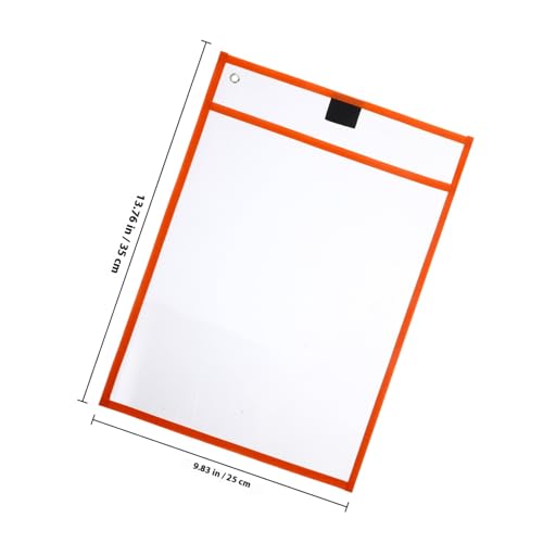 SOPOTUTU 6 Stück Transparente Wiederverwendbare Dokumententaschen aus Klarem Material Säurefrei Leichte Schutz hüllen für Büro Schule und Studium Leicht zu Reinigen und Zufällige Farbe SOPOTUTU 6 Stück Transparente Wiederverwendbare Dokumententaschen aus Klarem Material Säurefrei Leichte Schutz hüllen für Büro Schule und Studium Leicht zu Reinigen und Zufällige Farbe von SOPOTUTU