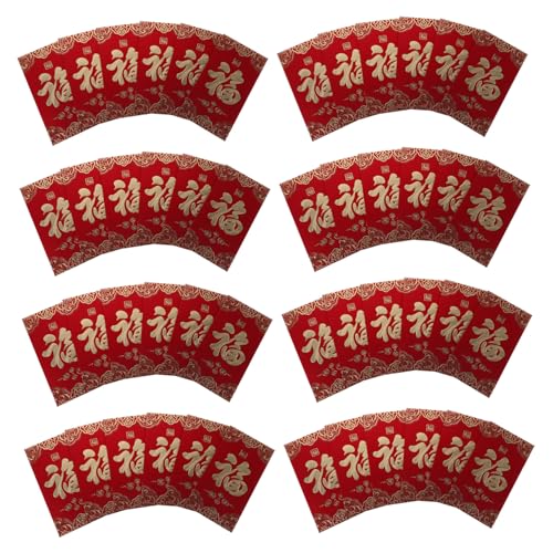 SOPOTUTU 60 Stück Rote Umschläge zum Chinesischen Neujahr Pferdejahr Pack mit Fu Symbol Glücksgeldumschläge für Frühlingsfest Hochzeit Geburtstag Vielseitige Geldgeschenkumschläge SOPOTUTU 60 Stück Rote Umschläge zum Chinesischen Neujahr Pferdejahr Pack mit Fu Symbol Glücksgeldumschläge für Frühlingsfest Hochzeit Geburtstag Vielseitige Geldgeschenkumschläge von SOPOTUTU