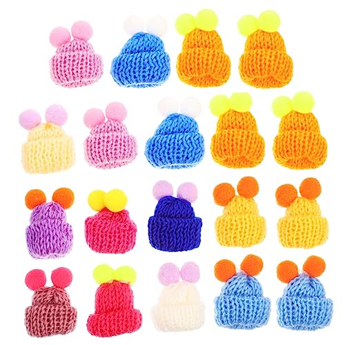 SOPOTUTU 60Stücke Mini Strickmützen für DIY Projekte Hutverzierungen für Puppen Flaschen und Kleine Bastelarbeiten Zubehör für Kreative Dekorationen SOPOTUTU 60Stücke Mini Strickmützen für DIY Projekte Hutverzierungen für Puppen Flaschen und Kleine Bastelarbeiten Zubehör für Kreative Dekorationen von SOPOTUTU