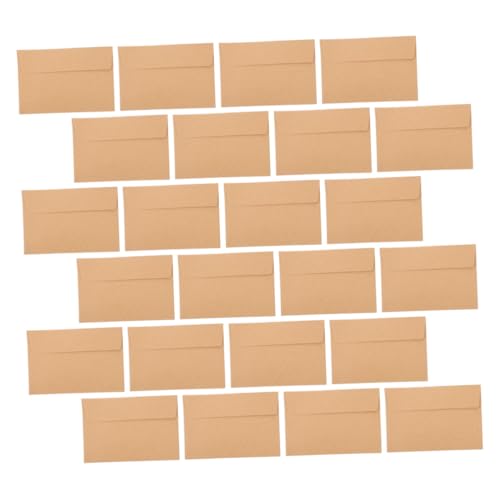 SOPOTUTU 60Stücke Selbstklebende Umschläge Vintage Versandumschläge für Hochzeitseinladungen Kraftpapier Beschreibbar Briefumschläge für Feierliche Anlässe von SOPOTUTU