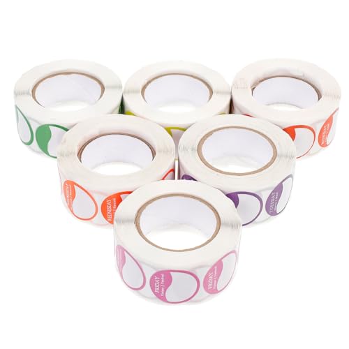 SOPOTUTU 7 Rollen Teiliges Runde Wochentags Aufkleber Montag bis mit Beschreibbarer Fläche Ablösbare Food Label Sticker für Küche Restaurant und Verpackung Haftstark und Wiederverwendbar SOPOTUTU 7 Rollen Teiliges Runde Wochentags Aufkleber Montag bis mit Beschreibbarer Fläche Ablösbare Food Label Sticker für Küche Restaurant und Verpackung Haftstark und Wiederverwendbar von SOPOTUTU